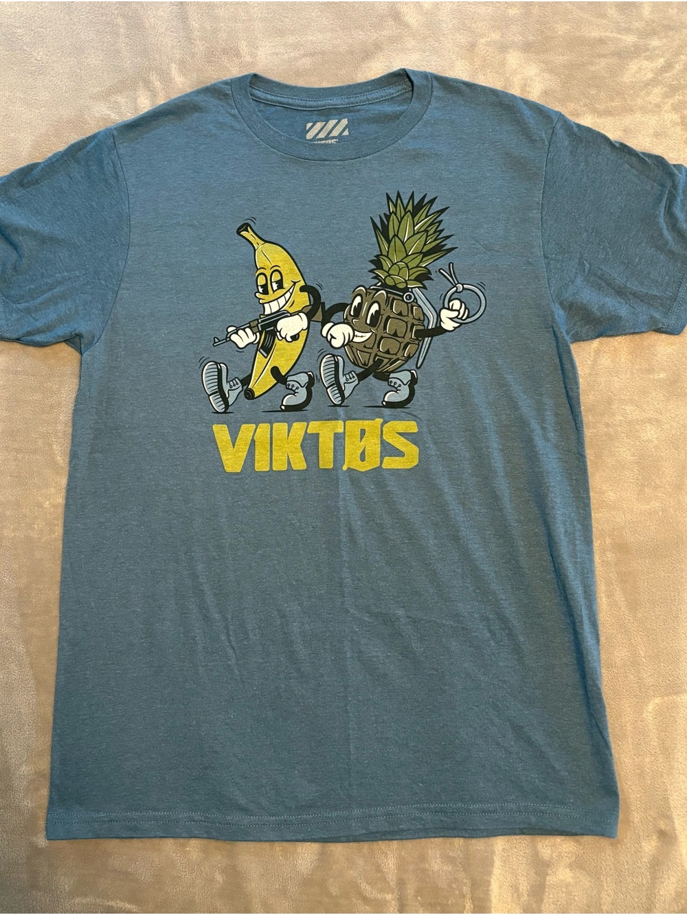 Viktos Men's Short-Sleeve Graphic Tee in Slate Blue
